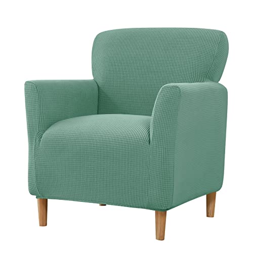 Sofa Überwürfe Sofabezug, Sofahusse Sofa Abdeckung Hussen Wannensesselhussen | Accent Stuhlhussen Mit Armlehnen | Lounge Tub Sessel Stuhl Schonbezug (07# PEA Green)