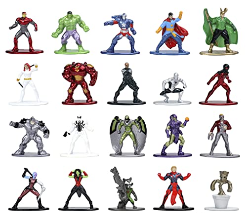 Jada Toys 253225017 Marvel Gift Pack Sammelset mit 20 Figuren, 4 cm + 8 Jahre
