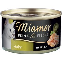 Sparpaket Miamor Feine Filets in Jelly 24 x 100 g - Huhn