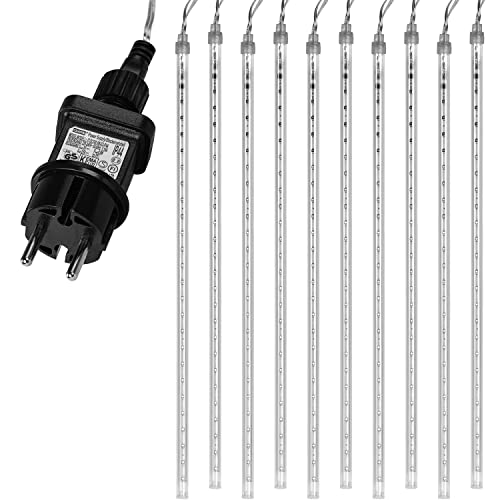 VOLTRONIC LED Meteorschauer, innen und außen, IP44, Größen- und Farbwahl, 480 LEDs, kaltweiß