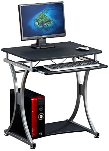 Graphite Black Compact Pc Desk