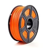 ABS 3D-Druckfilament 1 Kg Spule 1,75 Mm Druckstift Für 3D-Druckerspule(Color:Orange)