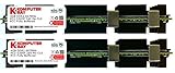 Komputerbay 8GB (2X4GB) DDR2 PC2-5300F 667MHz CL5 ECC Fully Buffered FB-DIMM (240 PIN) 8 GB w / Heatspreader für Apple-Computer