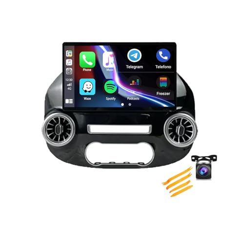 Autoradio Bluetooth Autoradio mit DAB Navi Android für Benz Vito W447 2014-2021 Plug-and-Play Auto-Multimedia-Player mit 1080P HD-Touchscreen DAB/GPS/FM/Bluetooth/USB/WiFi ( Color : H 4CORE 2+32G )