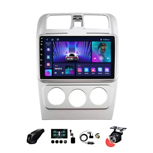 BOJONTN 9 Zoll Android 12 Autoradio 2 Din für Changan CX30 2011-2012 mit Rückfahrkamera Lenkradsteuerung Bluetooth GPS Navigation Kabelloses CarPlay WiFi Mikrofon (Size : S400 4+64G)