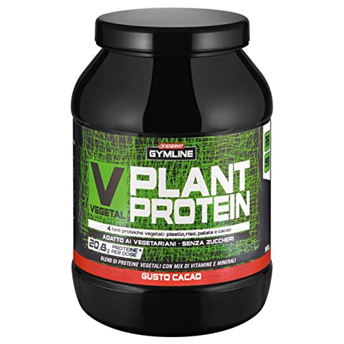 Enervit Gymline Muscle Vegetal Protein Blend Cacao Integratore Alimentare 900g
