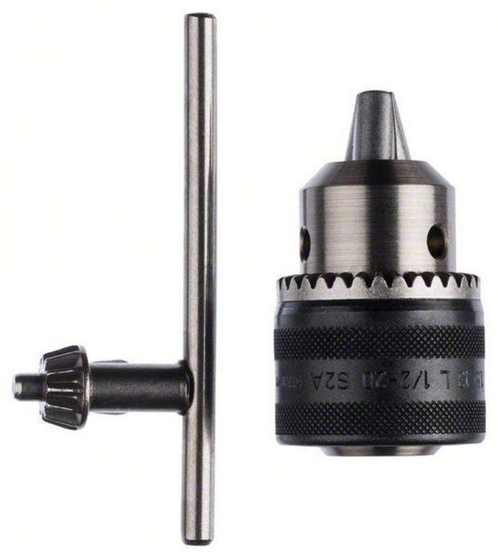 Bosch Zahnkranzbohrfutter bis 13 mm, 1,5 - 13 mm, 1/2 Zoll - 20, für Rechts-/Linkslauf 1608571062