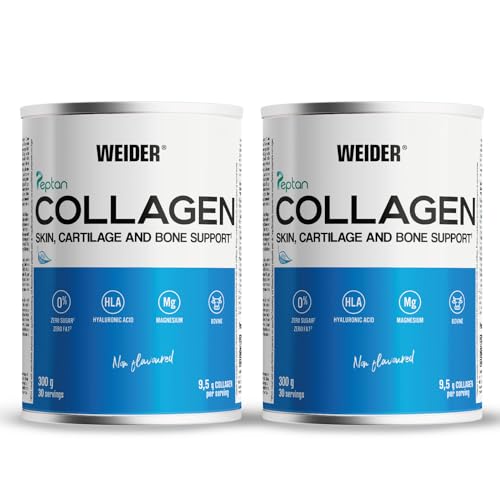 WEIDER Nutrition Collagen Duplo 2 Einheiten Ideal für die Keto-Diät 2 Monate Behandlung, 600 g