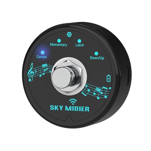 Kahdsvby MIDI-Controller ohne Bluetooth 5.1 Midi-Controller, tragbar, MIDI-System, ohne