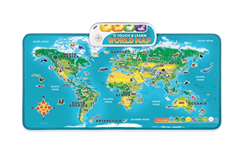 LeapFrog 615703 Touch & Learn Weltkarte, Mehrfarbig