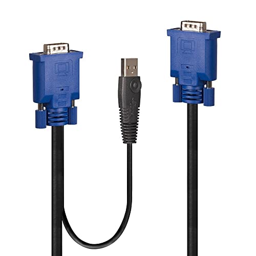 Lindy Kombiniertes KVM- und USB-Kabel 2m VGA KVM Combo Kabel mit USB (32186)