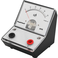 PeakTech P 205-01 Strommessgerät/ Amperemeter Analog/ Messgerät mit Spiegelskala 0 ... 5mA DC