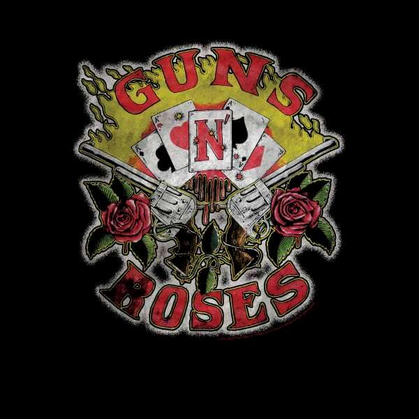 Guns N Roses Cards Sweatshirt - Schwarz - XL - Schwarz 2