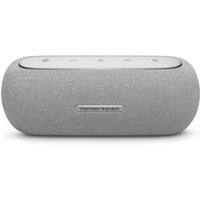 Harman Kardon Luna Bluetooth-Box in Grau – Tragbarer, wasserdichter Bluetooth-Lautsprecher – Bis zu 12 Stunden Akkulaufzeit