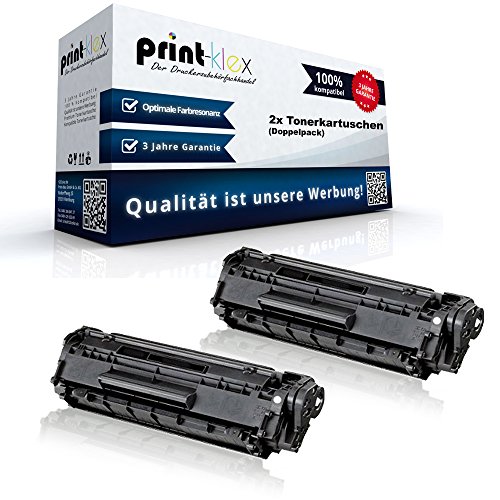 Print-Klex 2x Kompatible XXL Tonerkartuschen für HP LaserJet M1212 nf MFP M1213 nf MFP M1214 nfh MFP M1216 nfh MFP M1217 nfw MFP M1218 nfs MFP M1219 nfs MFP P1002 CE285A HP85A - XT Line Serie