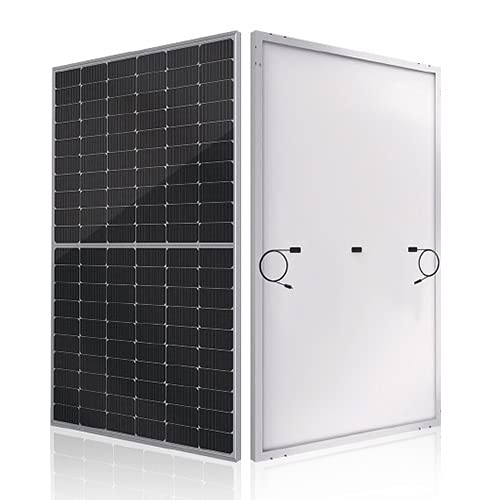 Solarmodule Monokristallin Solarpanel Solarzelle Photovoltaik Solar PV Mono, Wattzahl:380 Watt 24V