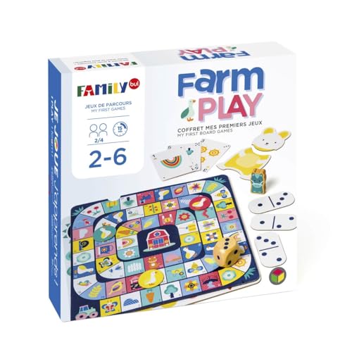 Set Erste Gesellschaftsspiele Farm Play Oxybul