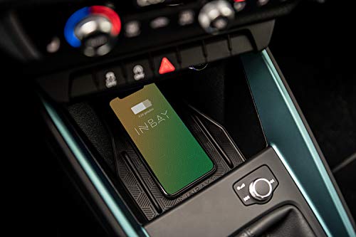 Inbay Wireless Charger kabelloses Ladegerät für Audi A1 / Citycarver 15W Pkw induktives Laden Smartphone Handy Auto Charging qi Zertifiziert Kfz Einbau integriert Phone, 241321-53-2