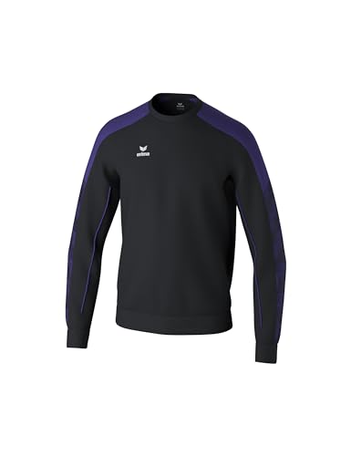 Erima Unisex Kinder EVO Star Funktionelles Sweatshirt (1072418), schwarz/Ultra Violet, 116