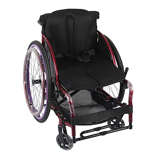BOCbco Sport- und Freizeitrollstühle, leichtes, faltbares Aluminium mit fortschrittlicher Stoßdämpfung, geeignet für körperlich beeinträchtigte, behinderte und ältere Benutzer