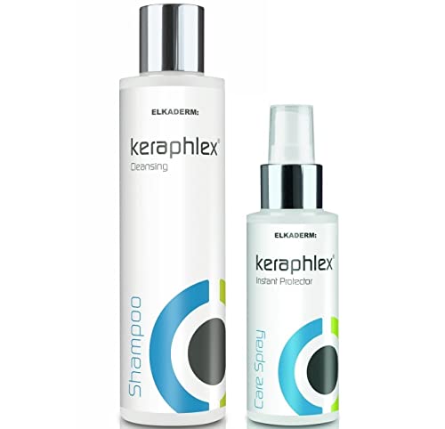 Keraplex Care Set: Keraphlex Care Spray 100 ml + Shampoo 200 ml ( DAS Pflegesystem für zu Hause )