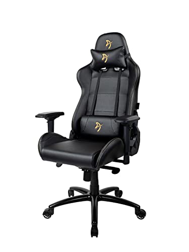 Arozzi Verona Signature PU Leather Ergonomic Computer Gaming/Office Chair with Advanced Seat Mechanism, 4D Armrests, High Backrest, Recliner, Swivel, Tilt, Rocker, Neck Pillow & Lumbar Adjustment