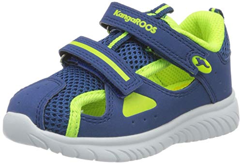 KangaROOS Unisex Baby KI-Rock Lite V Sneaker, Blau (Navy/Neon Yellow 4137), 28 EU