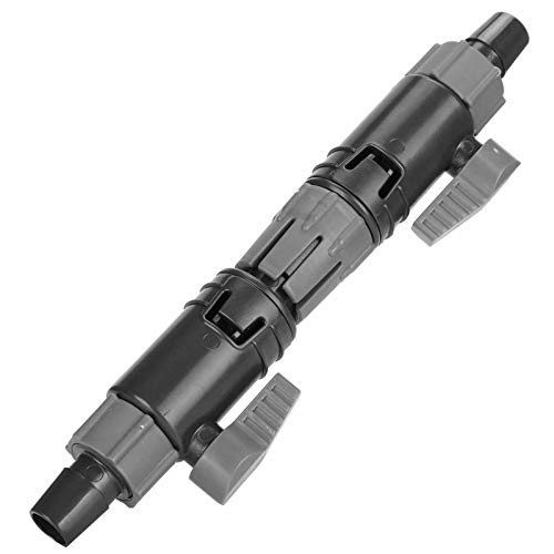 Crisis Aquarium-Rohrverbinder, sicherer Doppelhahnanschluss, leicht für Aquarium, einfach zu bedienen (K-16/22 mm)