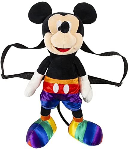 CERDÁ LIFE'S LITTLE MOMENTS Unisex-Erwachsene 2100003377 Kuscheltier Rucksack Mickey Mouse Pride-Offizielle Disney Lizenz, Bunt, Standard