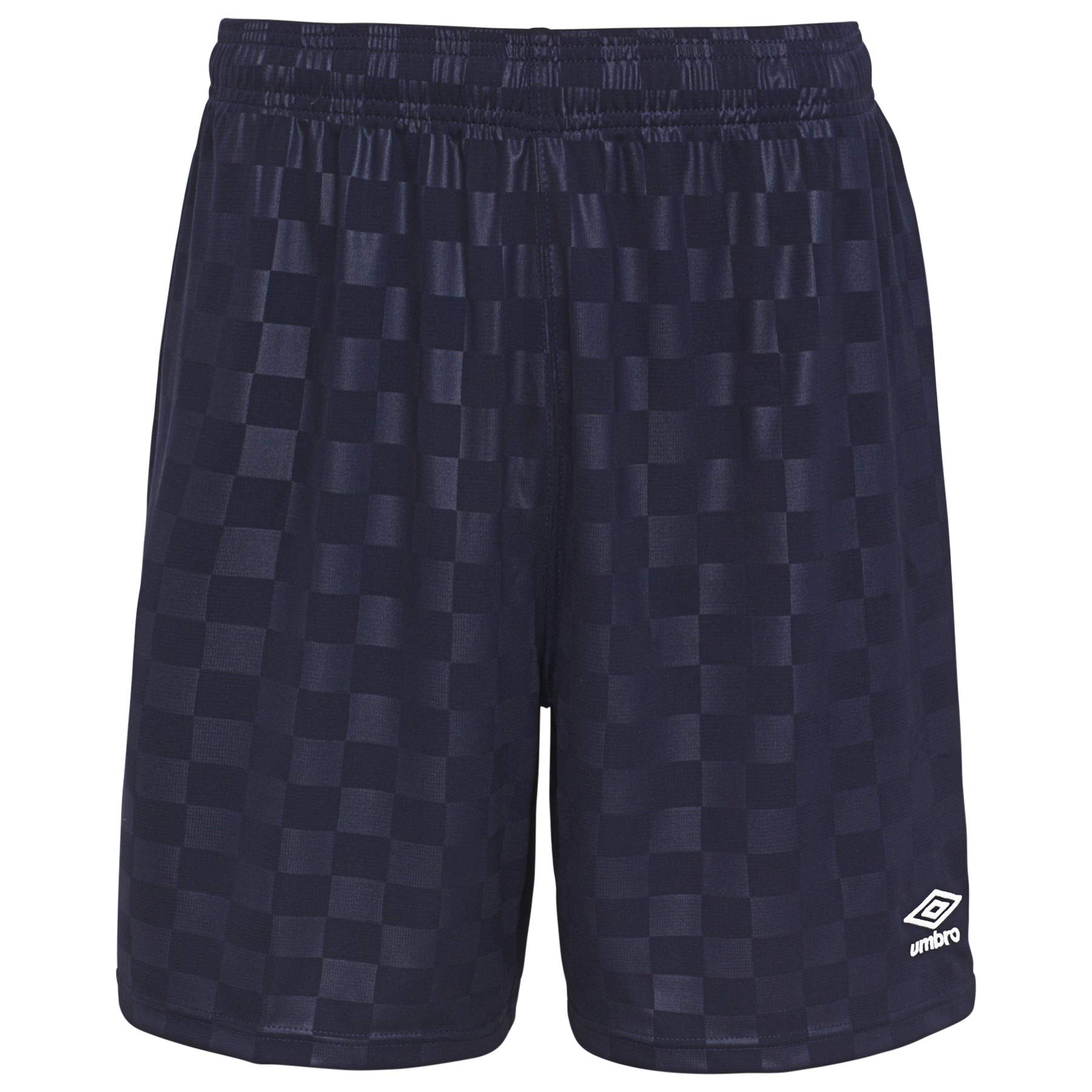 Umbro Herren Checkered Shorts, Marineblau, Mittel