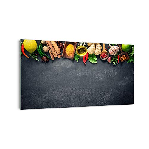 DekoGlas Küchenrückwand 'Gewürzemischung' in div. Größen, Glas-Rückwand, Wandpaneele, Spritzschutz & Fliesenspiegel