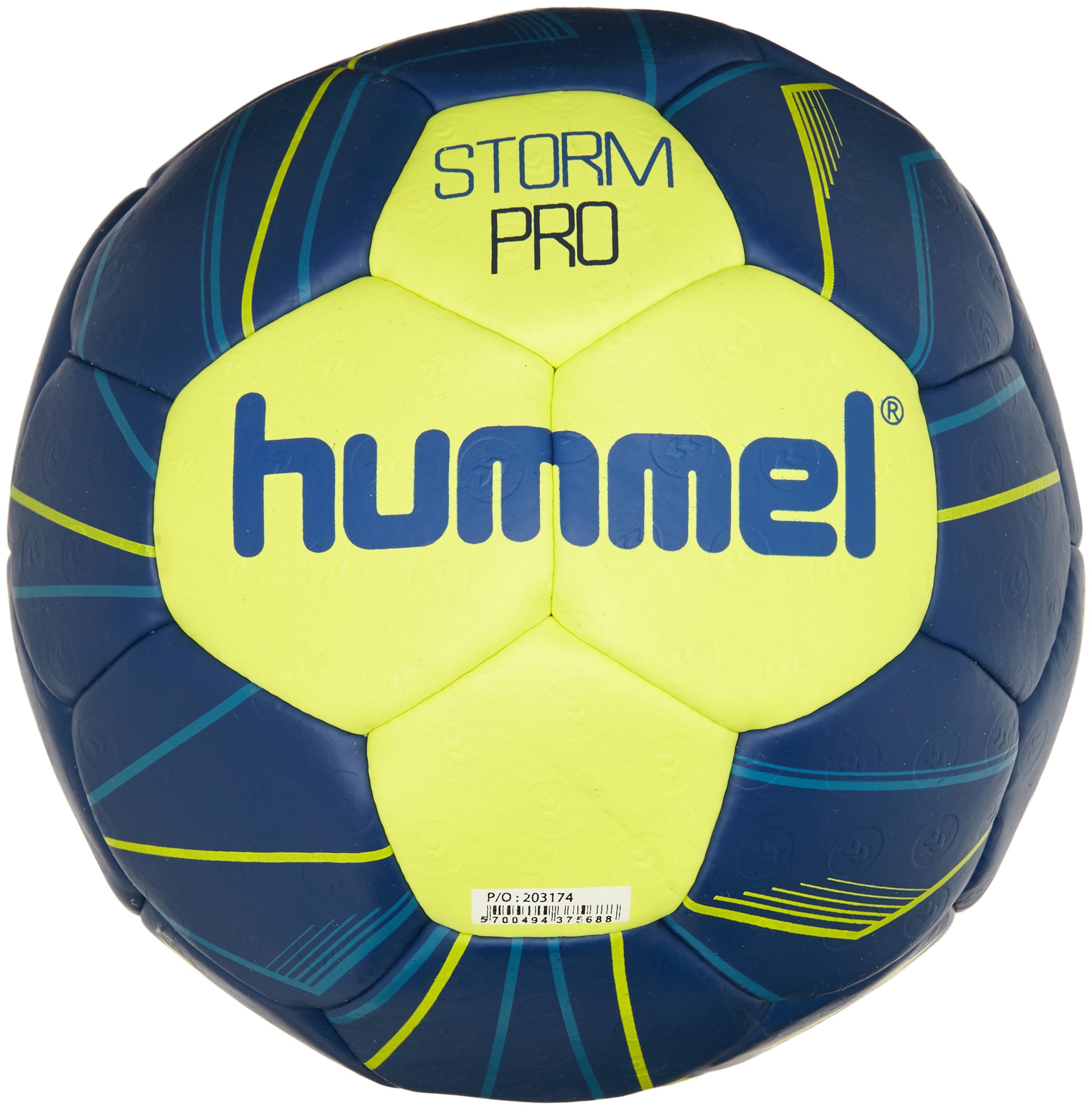 Hummel Erwachsene Storm Pro HB Handball, Neon Blue/Neon Green, 3