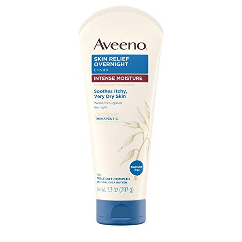 Aveeno, Body Moisture Intense Relief Overnight Cream, 7.3 oz by Aveeno