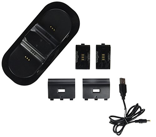 Speedlink TWINDOCK USB Charging System - Ladestation für Xbox One Controller (Für zwei Gamepads gleichzeitig - Ladezeit: ca. 6 h - bis zu 10 h Spielzeit) für Gaming/Konsole, schwarz