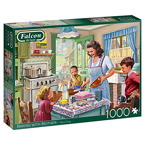 Jumbo Puzzles 11245 Baking with Mother Puzzle, Mehrfarbig