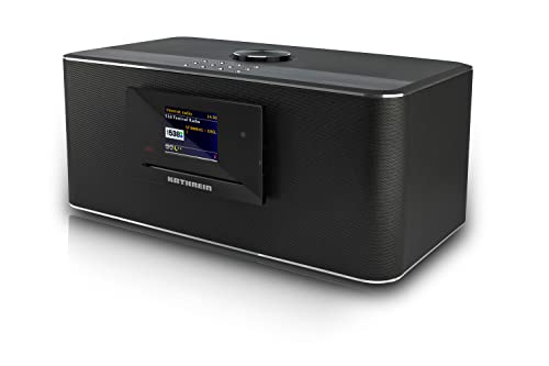 Kathrein DAB+ 200 Ultimate schwarz, All-in-One System DAB+/FM-Radio mit 3,2"-Farbdisplay, Bluetooth, CD-Laufwerk, geeignet für Streaming-Dienste 280500003