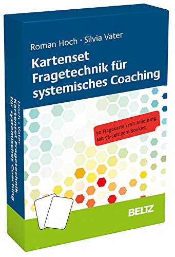 Kartenset Fragetechnik für systemisches Coaching: 90 Fragekarten mit Anleitung. Mit 56-seitigem Booklet