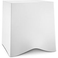 koziol BRIQ Hocker, Thermoplastischer Kunststoff, weiß, 42.8 x 40.6 x 41.6 cm
