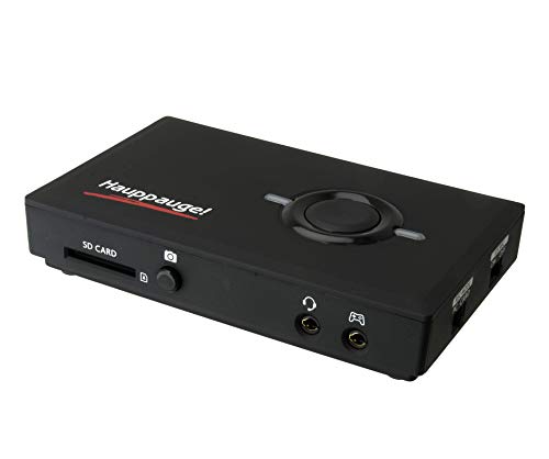Hauppauge HD PVR Pro 60 - 01685 HDMI Game Capture Aufnehmen und Streamen (in HD 1080p60 (XBoxOne X, PS4 Pro), 4k Pass-Through, H.264 Hardware-Encoder)