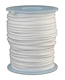 Gepotex Dyneema Flechtschnur Seil Dyneemaseil Flechtleine aus Dyneema - Durchmesser 2.5mm - 25 Meter Fb. weiß