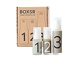 BOXSR | Box Good Face Gesichtspflege Mann Gesicht | Serum Vitamin C Hyaluronsäure, Augenkontur und Feuchtigkeitscreme | Natürliche Hautpflege Kosmetik für Männer (Box Good Face Pack of 3)