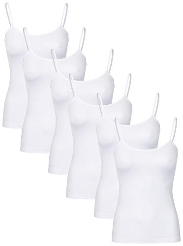 r-dessous 1 bis 6 St. Damen Trägerhemd Unterhemd nahtlos Microfaser Unterwäsche Groesse: XXL/XXXL