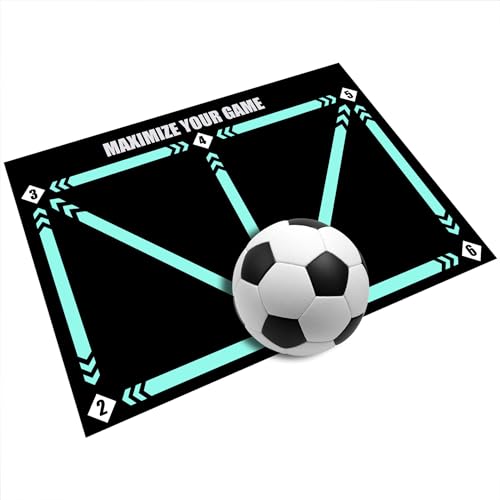 TLTAQZTT Fußball-Trainingsmatten-Fähigkeiten Zur Verbesserung Von Indoor-Übungsmatten (Color : Mat)