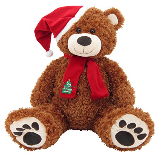 Sweety-Toys 4744B XXL Riesen Teddybär Weihnachtsbär braun Teddy Plüschtier Kuschelbär Bär Sweety-Toys, super süß