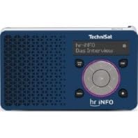 TechniSat DigitRadio 1 hr iNFO Edition UKW/DAB+ mit Akku+Netzteil dunkelblau/silber