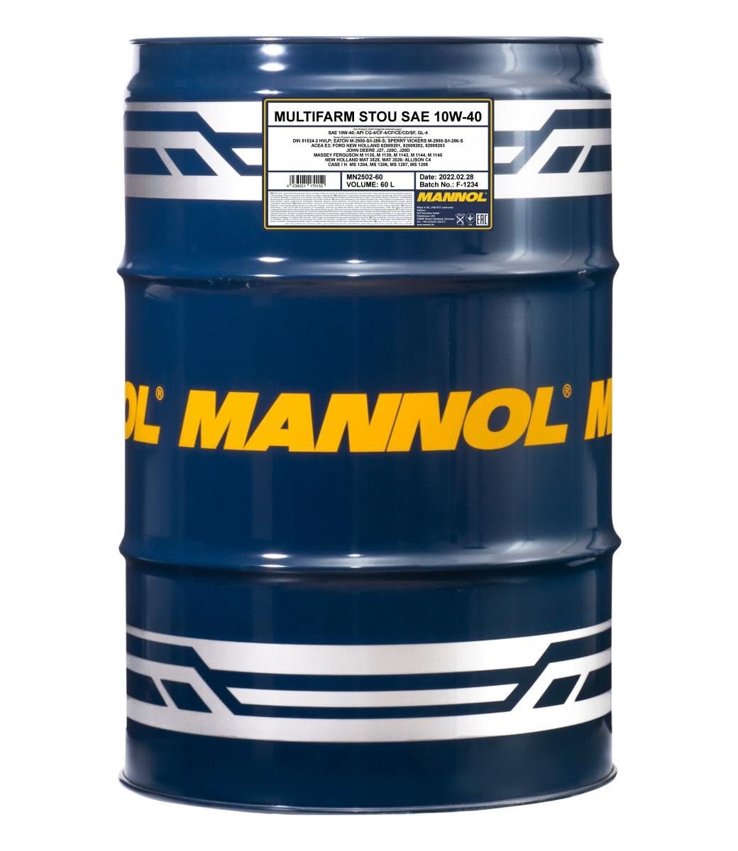 60L Mannol Motoröl Multifarm STOU 10W-40