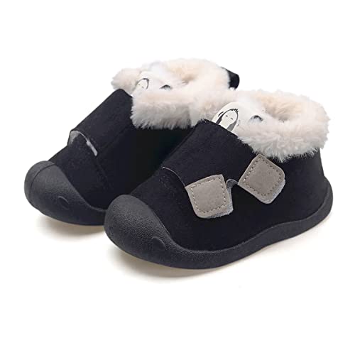 DEBAIJIA Unisex Baby Shoes Plattform, Bm03 F W Black, 22 EU