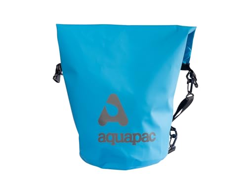 AQUAPAC Wasserdichter Trockenbeutel TrailProof Drybag 15l, cyan blau, 38 x 24 x 2 cm, 15 Liter