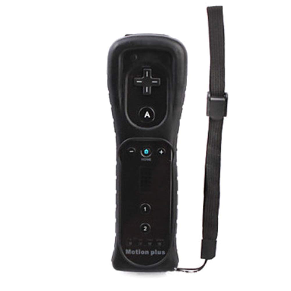 Fernbedienung Wireless Controller mit Silikonhülle und Armband für Wii (Motion Plus)