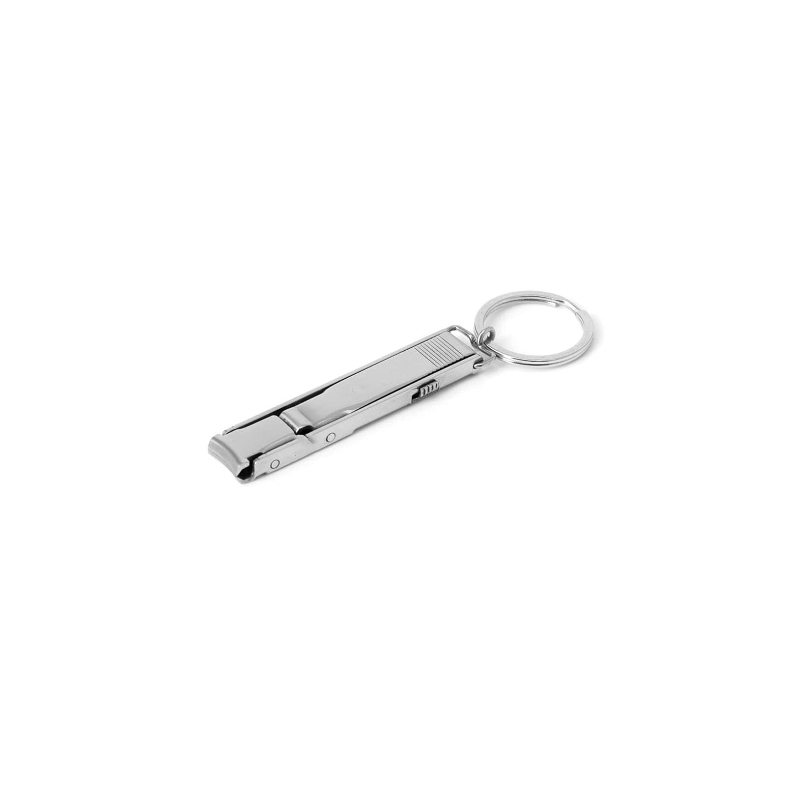 SSWERWEQ Nagelknipser Ultradünnes kleines faltendes Edelstahl-Nagel-Clipper-Schlüsselanhänger-Taschenwerkzeug